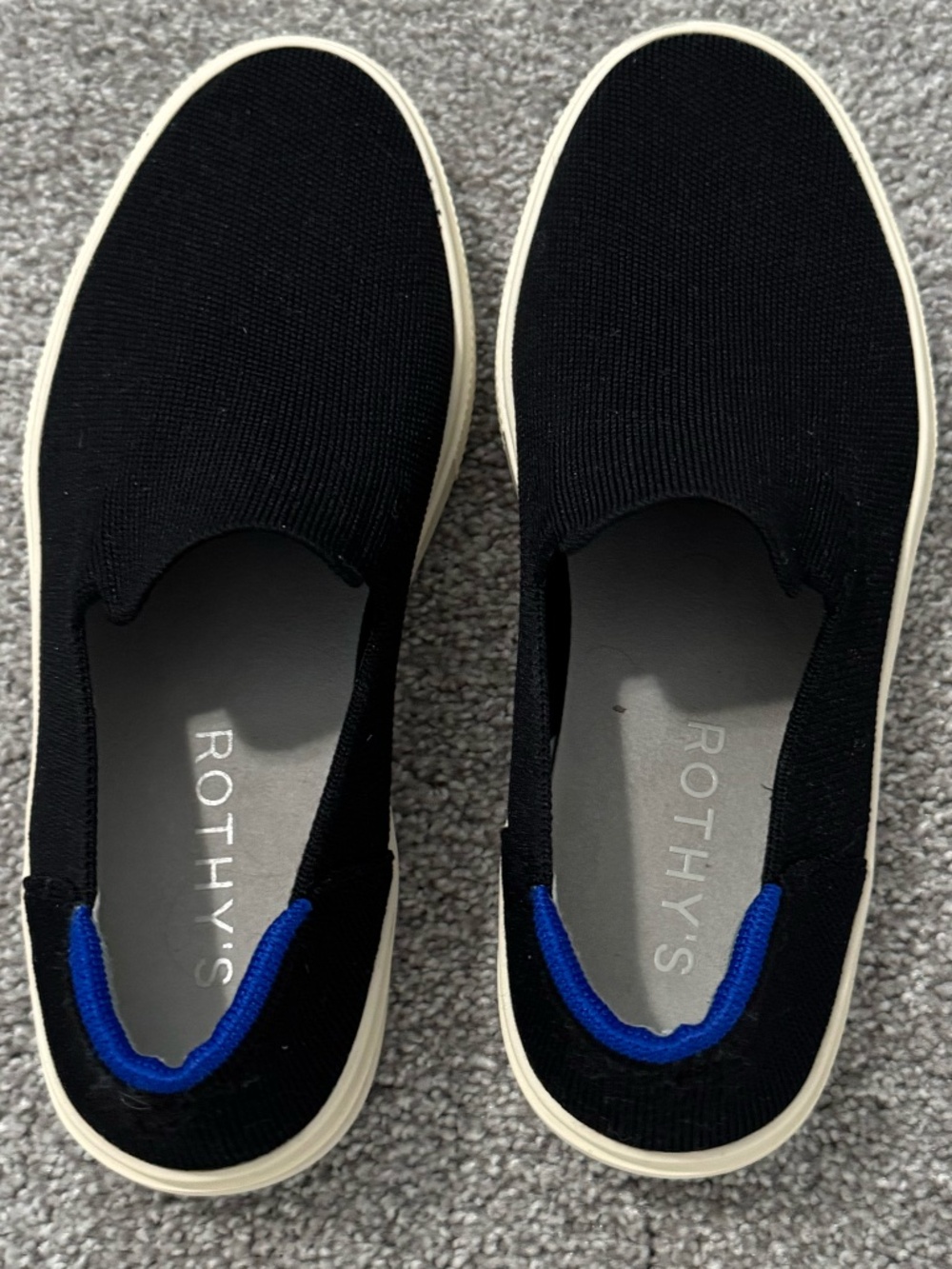 Rothy's Original Slip on Sneaker in Black